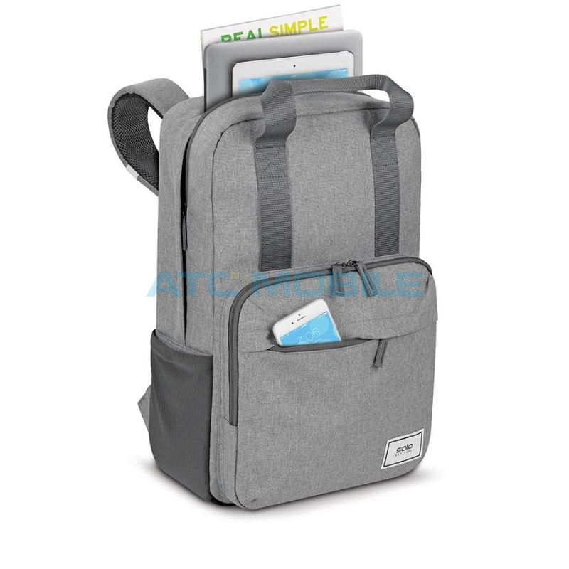 SOLO NY RE: Claim batoh pro notebook, šedý SOLO NY RE: Claim batoh pro notebook, šedý