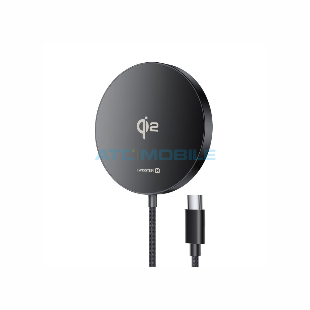 SWISSTEN wireless nabíječka MagPuck Qi2 1.5 M (kompatibilní s MagSafe) SWISSTEN wireless nabíječka MagPuck Qi2 1.5 M (kompatibilní s MagSafe)