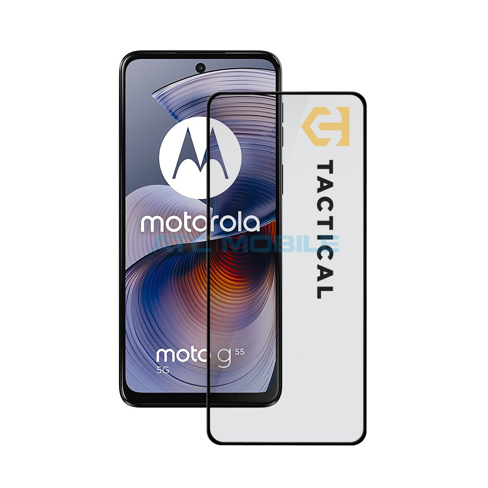 TAC-GLASS-MMG55BK Shield4U Shockproof kryt Motorola Moto G55 5G (XT2435) modr&yacute; s kroužkem