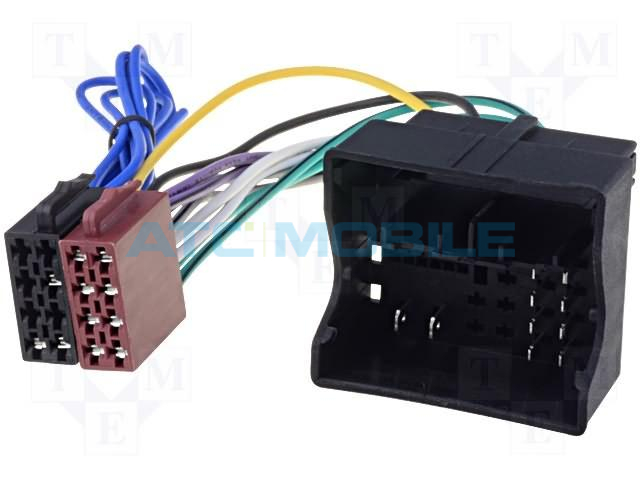 Adaptér ISO - AUDI/SEAT/ŠKODA/VW (12->, Fakra) 252031 Adaptér ISO - AUDI/SEAT/ŠKODA/VW (12->, Fakra)