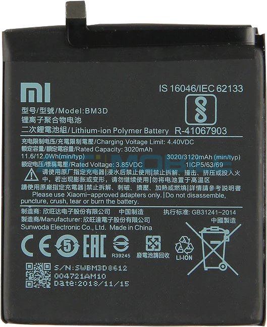 BM3D-BULK Reproduktor (Loud Speaker) Xiaomi Mi 8 SE