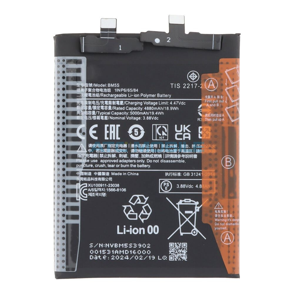 BM5S-OEM Flex ON/OFF a tlač&iacute;tek hlasitosti Xiaomi 13T, 13T Pro