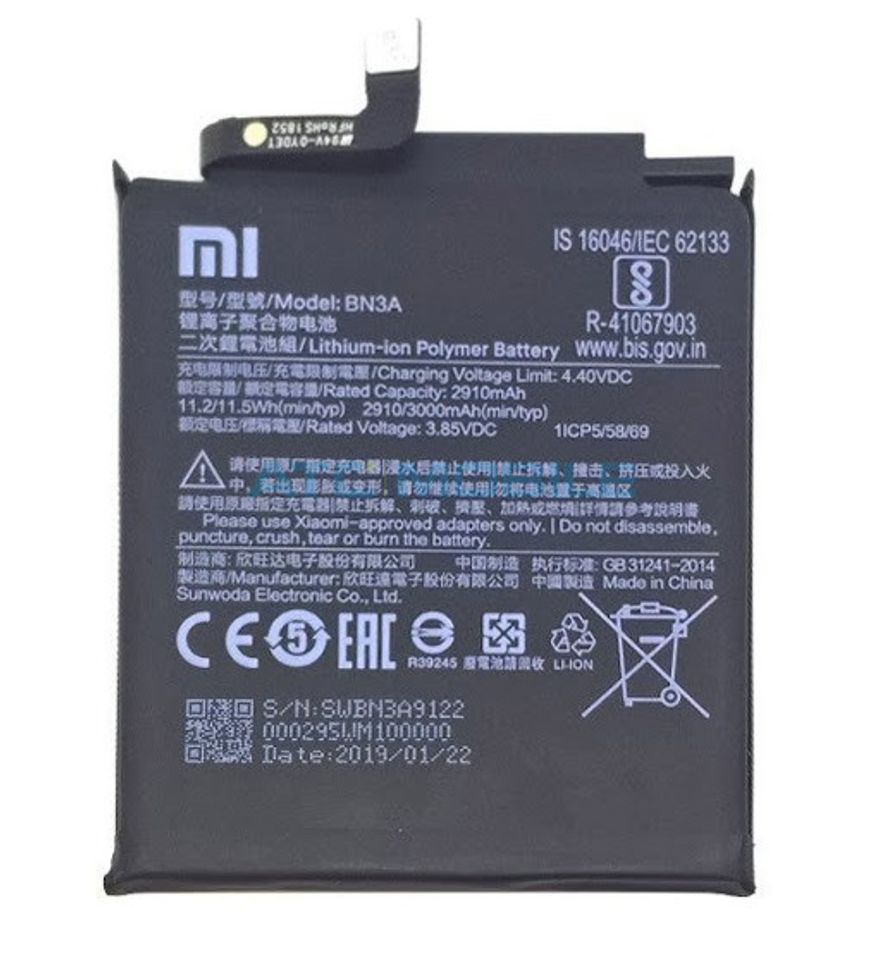 Baterie Xiaomi BN3A 3000 mAh Li-Pol (Redmi GO) Baterie Xiaomi BN3A 3000 mAh Li-Pol (Redmi GO)