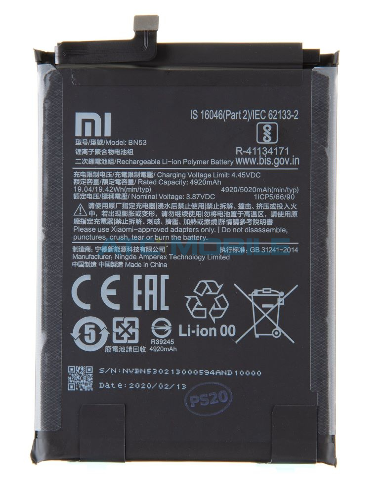 BN53 Modul USB-C Xiaomi Redmi Note 10 Pro 4G, Note 10 Pro Max (OEM)