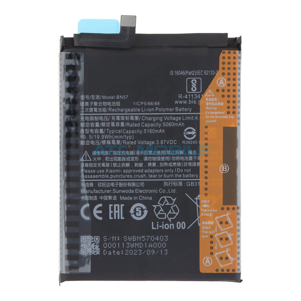 BN57 Shockproof Thunderbolt kryt Poco X3 NFC modrý