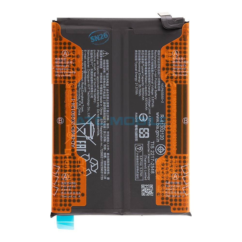 BN6D Pouzdro CaseMe Book Redmi Note 15 4G/5G modr&eacute;