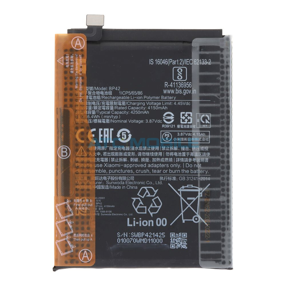 BP42-O Modul USB-C Xiaomi 11 Lite, 11 Lite 5G, 11 Lite 5G NE