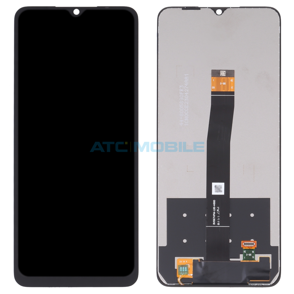 XIAR10C-LCDOBK Shockproof Carbon Fiber kryt Xiaomi Redmi 10C modrý